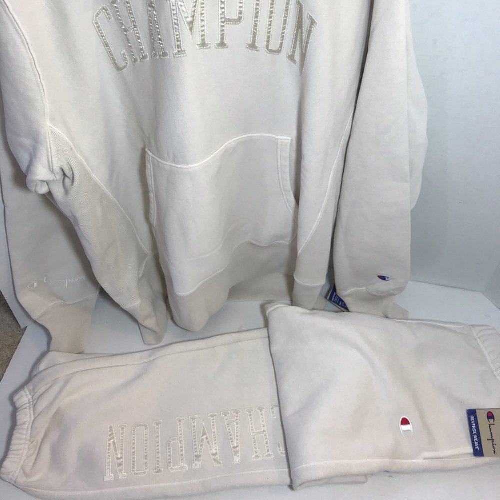 2 Pc Set CHAMPION RW Excl Limited Ed set M Hoodie M Pants - Picture 3 of 16